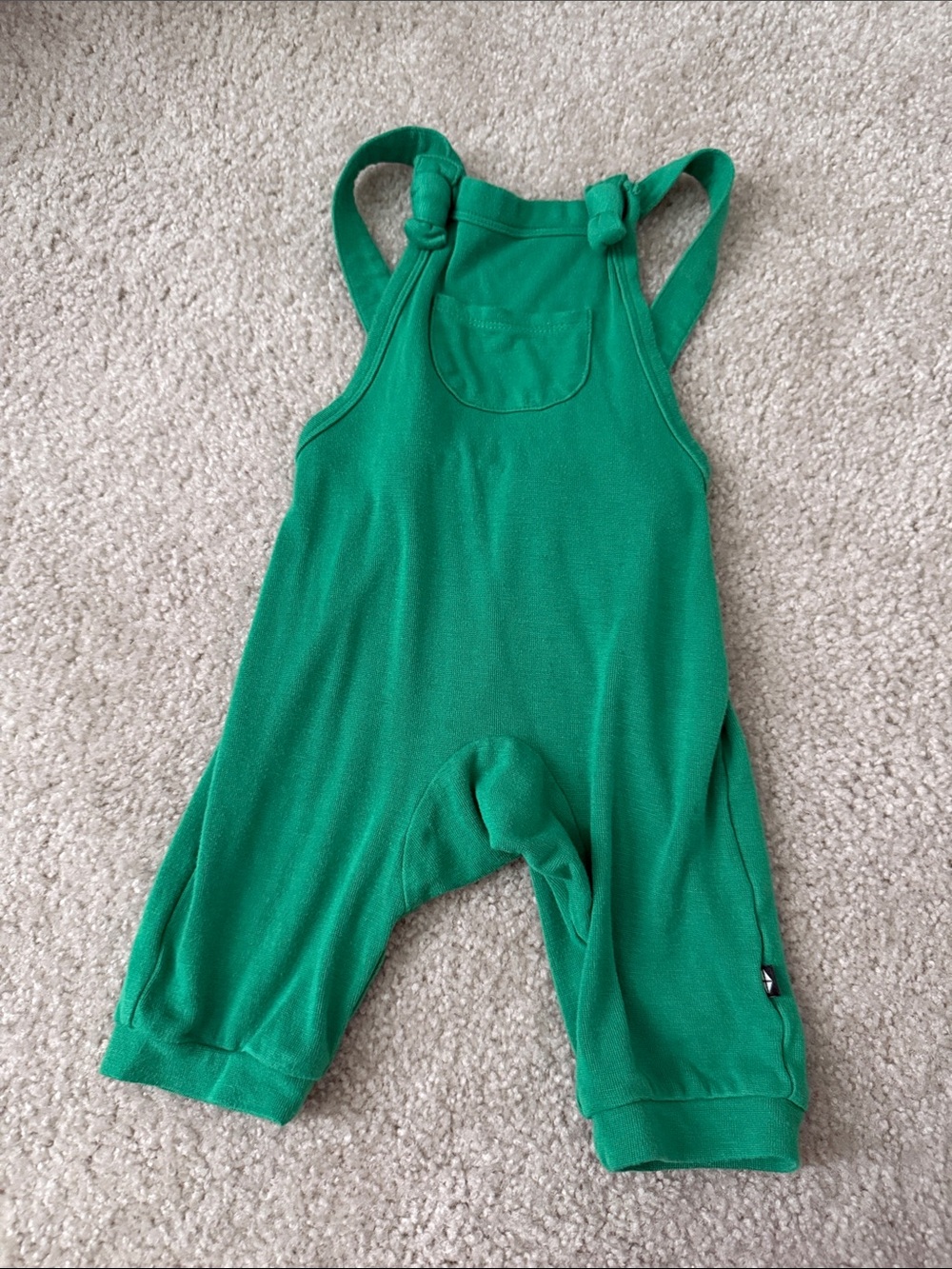 Kyte BABY Emerald Green Knotted-Strap One-Piece